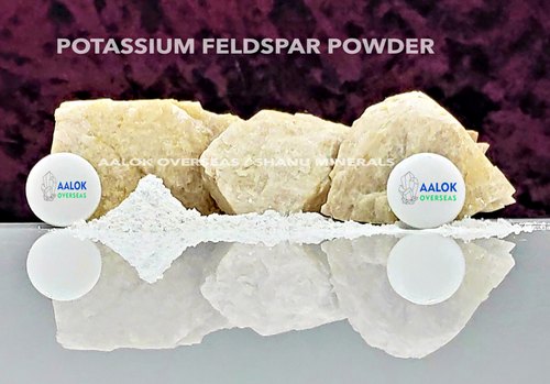 Aalok Overseas Potassium Feldspar Powder, For Industrial, Packaging Type : Plastic Bags