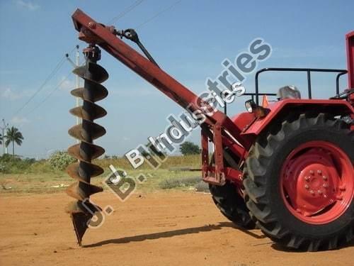 Tractor Mounted Pit Digging Machine, For Constrcutional Use, Certification : ISO Certified