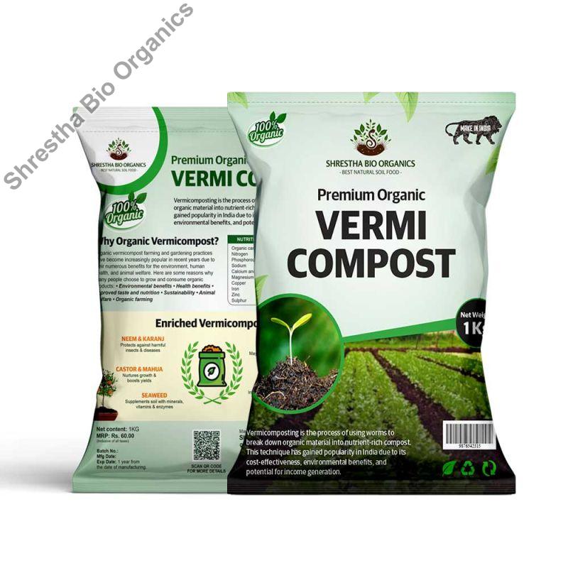 Organic Poultry 1kg Vermi Compost Fertilizer