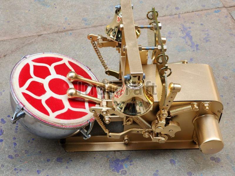 Fully Automatic Electric Brass Metal Mini Electonic Aarti Machine, Model No. : MB-AM01, Packaging Type : Cartons