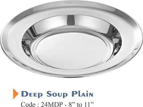 Stainless Steel Soup Plate