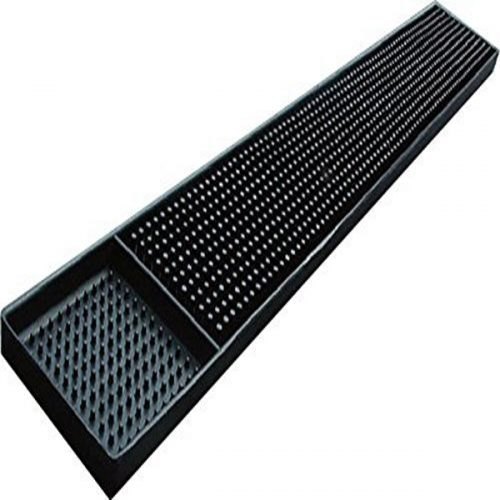 Bridge2shopping Rubber Bar Mat, Color : Black