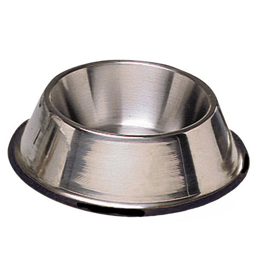 Stainless Steel SS Pet Bowl, Color : Silver, Black
