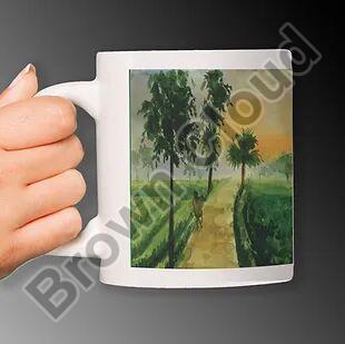 Round Ceramic Printed Mugs, For Drinkware, Gifting, Home Use, Capacity : 300 Ml