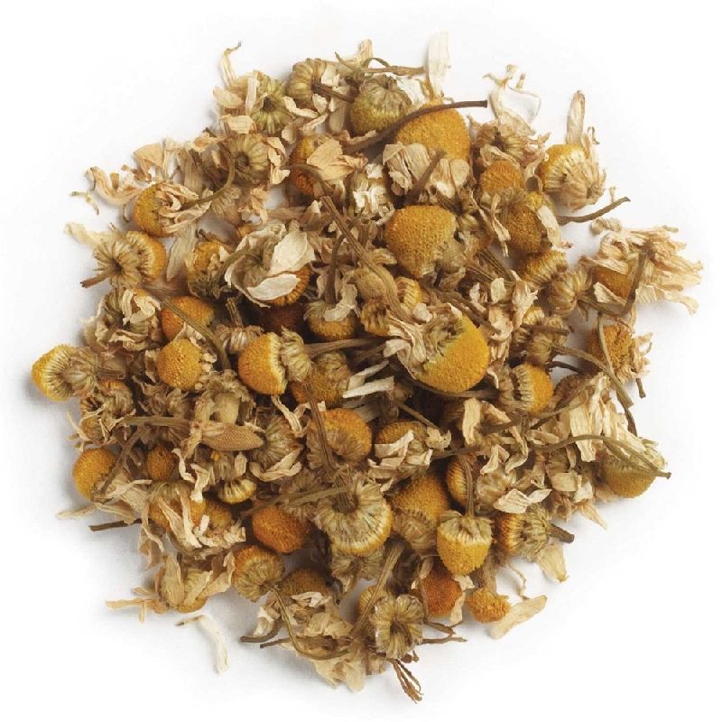 Dark-yellow Dried Chamomile Petals