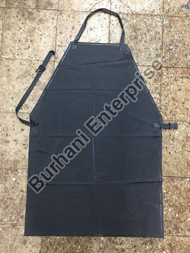 Protostr Black PVC Apron, Size : Free Size