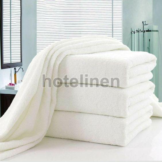 Hotelinen Cotton Terry Bath Towel, Pattern : Plain, Feature : Softness, Easily Washable