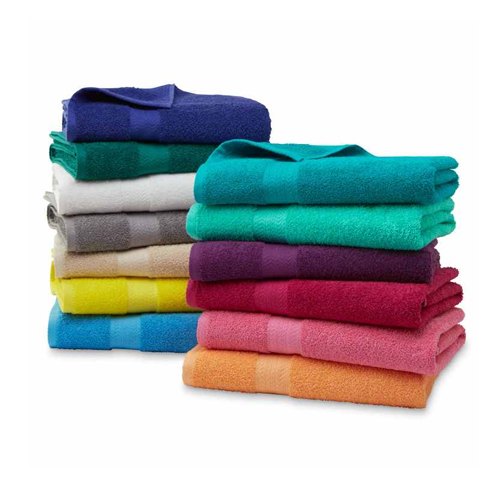 Rectangle Cotton And Terry Towels, For Home, Hotel, Bath, Beach, Packaging Type : Plastic Packet