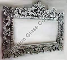 Glass Venetian Mirror, For Household, Hotels, Bathroom, Mounting Type : Wall Mounted