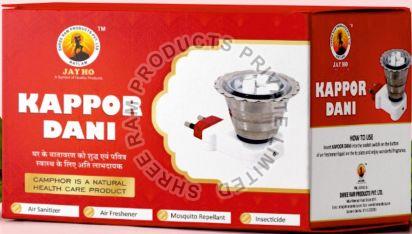 Round Steel Electric Kapoor Dani, For Worship Use, Feature : Fine Finished