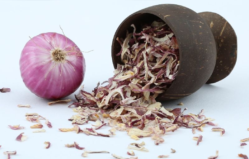 Organic Dehydrated Red Onion, For Cooking, Certification : FSSAI