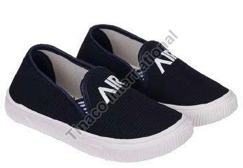 Navy Blue AIR-01 Kids Slip On Canvas Shoes, Size : 11x5, Feature : Light Weight, Comfortable
