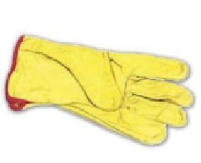 Leather Safety Gloves, Size : M, Length : 10-15 Inches