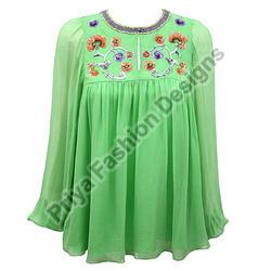 Full Sleeves Cotton Ladies Party Wear Top