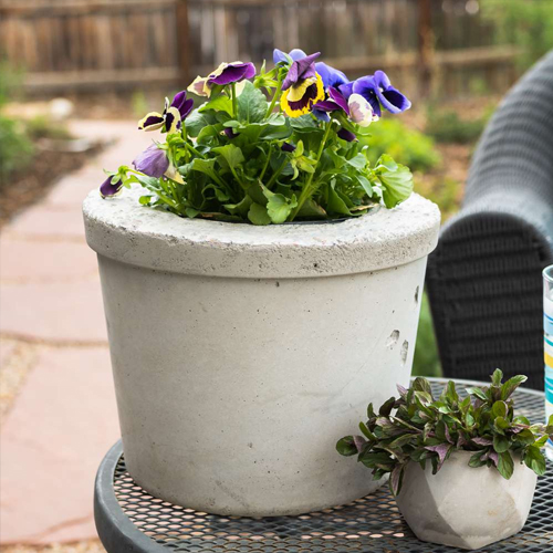 Concrete Flower Pot